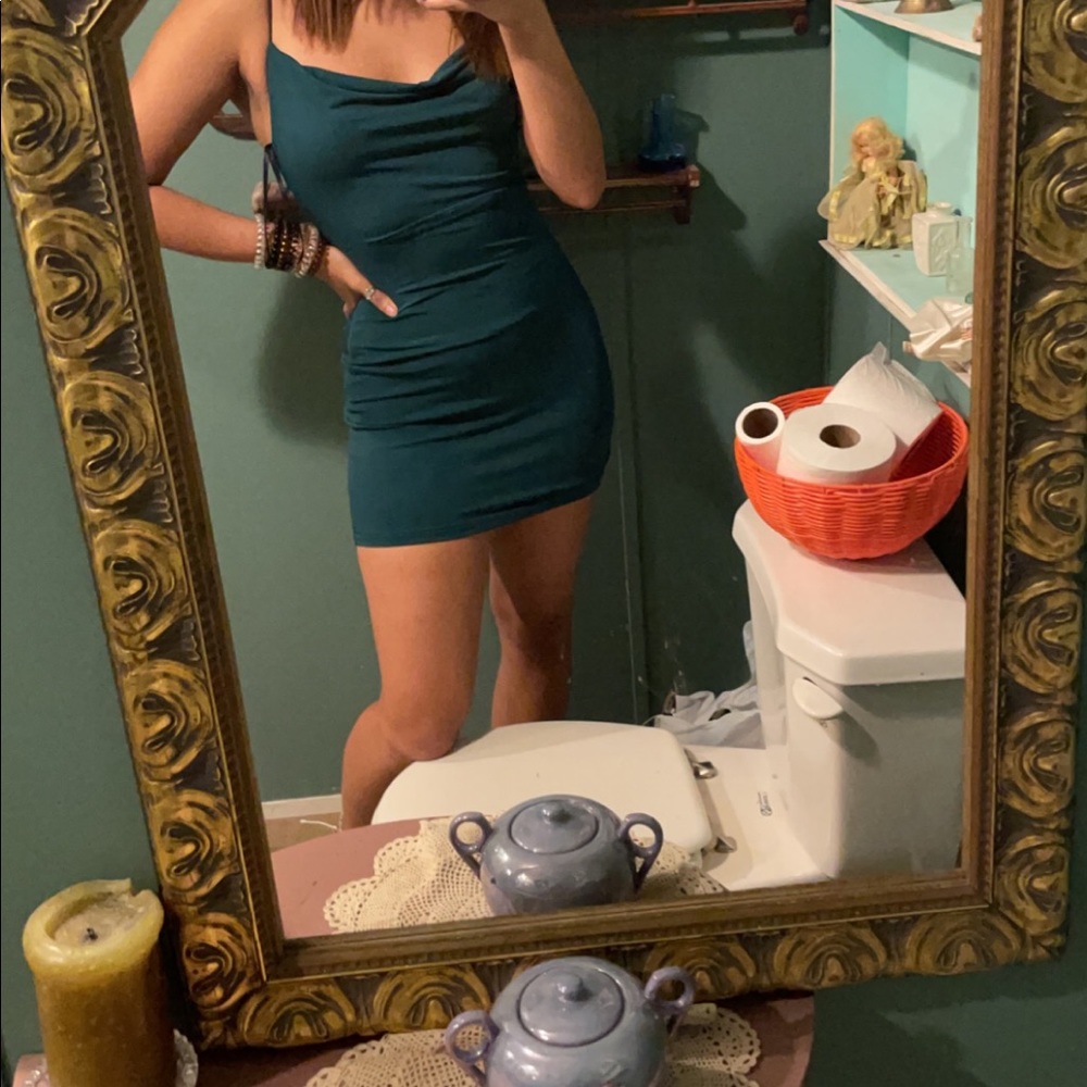 Emerald Green mini dress